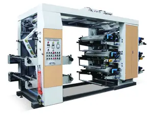 YT-6600 Hoge kwaliteit zes kleuren plastic zak flexo printing machine