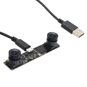 ELP 960 P HD OV9750 Yüksek hız UVC OTG Stereo Webcam 60fps MJPEG ile USB 2.0 Kamera Geniş Açı 180 derece Balıkgözü Lens