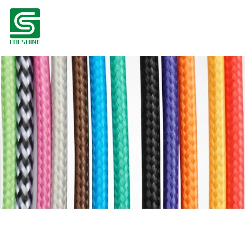 2 or 3 core 0.75mm2 Electrical Wire Textile Cable Fabric Power Cable Cotton Covered Wire