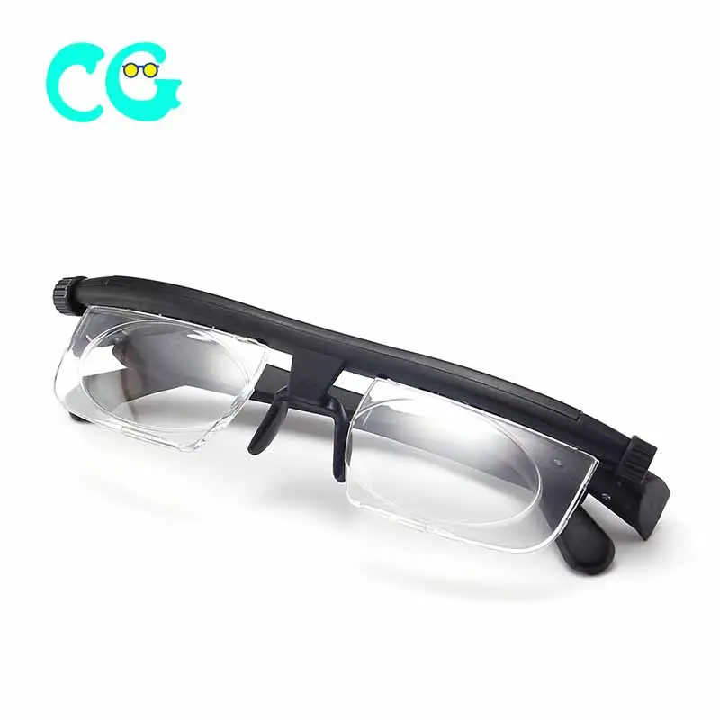 2022 Adjustable Focus Magnifying Eyeglasses -6Dto+3D fold Diopters Variable Lens Correction Glasses Adjustable Reading Glasses