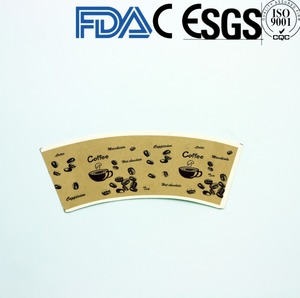 Aislados personalizadas <span class=keywords><strong>Costa</strong></span> café fan vaso de papel - Product Image 1