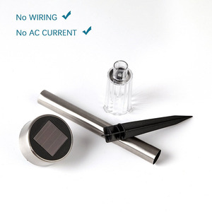 Hot Saling Landscape Pathway <strong>Lights</strong> Stainless Steel-10 Pack <strong>Outdoor</strong> LED <strong>Solar</strong> Garden <strong>Light</strong> - Product Image 3