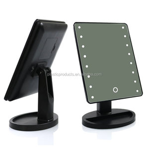 Chất Lượng Cao <span class=keywords><strong>16Pcs</strong></span> <span class=keywords><strong>LED</strong></span> Vanity Gương Thiết Kế Mới Pin USB Powered Quảng Trường Logo Hot-Bán Duy Nhất Mỹ Phẩm Trang Điểm Gương - Product Image 4