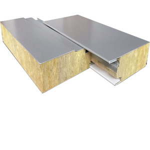 Poids léger laine de <span class=keywords><strong>roche</strong></span> panneau sandwich pour mur de <span class=keywords><strong>la</strong></span> <span class=keywords><strong>maison</strong></span> préfabriquée - Product Image 2