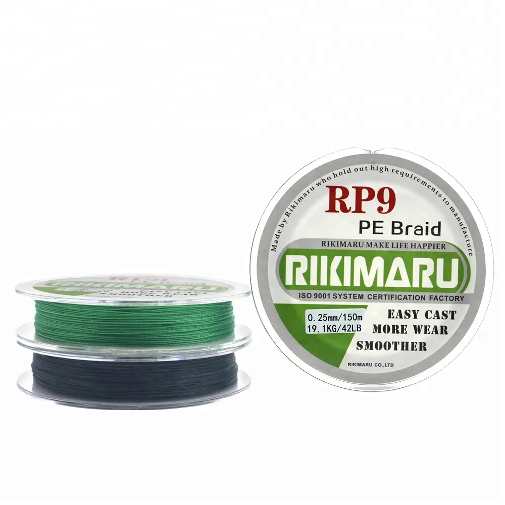 RP9 100M 300M 9 Strand Bện Dây Câu Cá Nhật Bản PE Dây Câu Carrete De Pesca Multifilament PE Braid Cho Câu Cá