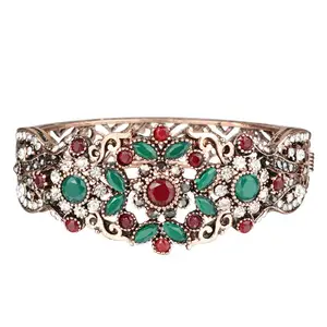 Wholesale Europe and the United States retro popular Turkish Bohemian style set crystal lady bracelet bangle jewelry