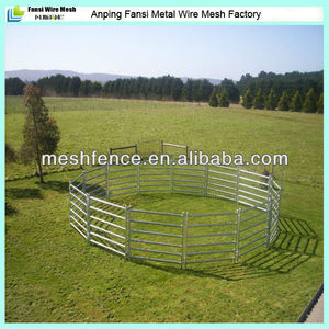 Rond cour/panneaux en acier- en <span class=keywords><strong>particulier</strong></span> pour les chevaux- galvanisé panneau de bovins d'élevage - Product Image 1