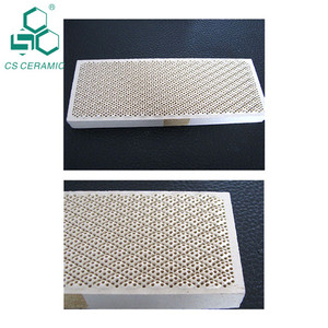 Parrilla de cerámica infrarrojos quemador fuego ladrillo <span class=keywords><strong>cordierita</strong></span> placa de cerámica del panal - Product Image 3