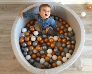 Venta al por mayor verde los niños bola Pit Premium hecho a mano para niños bolas de piscina de interior al aire libre vivero bebé columpio - Product Image 1