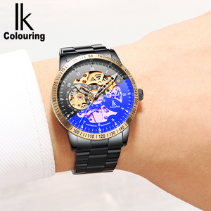 Orologio da Uomo IK Colouring 98226 98226G-3, Lussuoso Orologio Meccanico Automatico in Acciaio Inox e Pelle, Impermeabile - Product Image 6