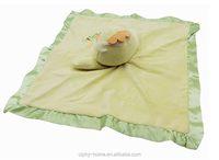 Jouet en peluche de poulet mignon, couverture de sécurité en peluche douce et doudou apaisant pour bébés et enfants, technique de tissage pour les hôtels