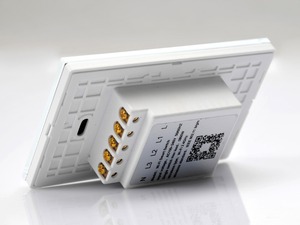 Interrupteur mural tactile intelligent Wifi à 3 gangues avec variateur d'intensité lumineuse - Product Image 2