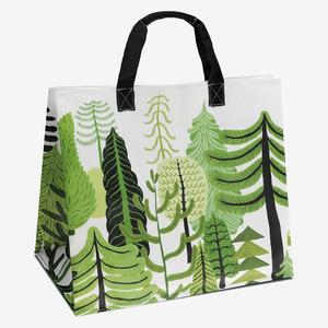 Supermercado reutilizable <span class=keywords><strong>Carrefour</strong></span> bolsas de compras ambiental PP tejido plegable estilo leopardo patrón ecológico plástico reciclado - Product Image 3