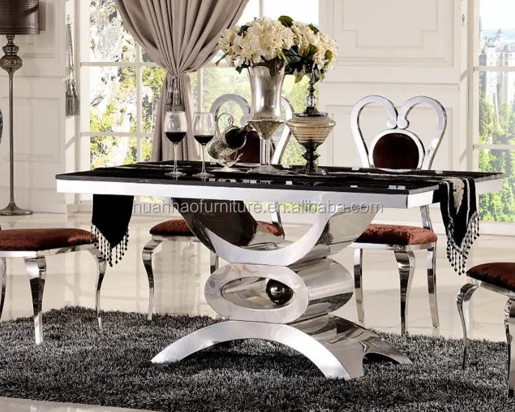 Commercio all'ingrosso di new moda di lusso tavolo da pranzo set sala da pranzo DH-1440