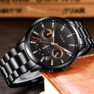 Reloj LIGE Marca LG9866 de Acero Inoxidable, Reloj Deportivo de Cuarzo para Hombre, Relojes de Pulsera de Alta Gama + Caja de Regalo - Product Image 4