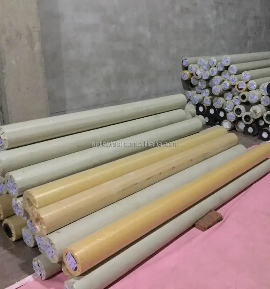 PVC tahan air bahan spanduk fleksibel terpal untuk penutup truk