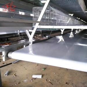<strong>Chicken</strong> Farm Automatic Broiler Battery <strong>Cage</strong> Use Running Belt For PP Material <strong>Chicken</strong> Manure Conveyor