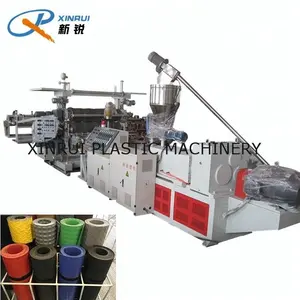 China manufacturer high quality pp pvc plastic mat making machine