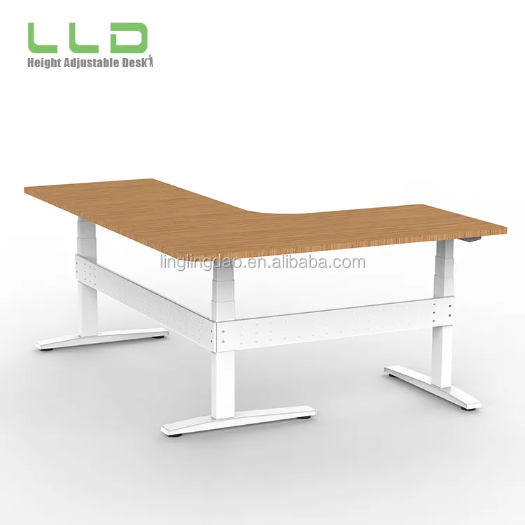 De gama alta Oficina Ejecutiva soluciones altura ajustable extensión de mesa escritorio unidades