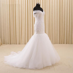 RSM66195 Tull Capas Vestidos <span class=keywords><strong>de</strong></span> Noche <span class=keywords><strong>de</strong></span> China Alibaba del hombro sirena vestido <span class=keywords><strong>de</strong></span> novia <span class=keywords><strong>de</strong></span> encaje - Product Image 1