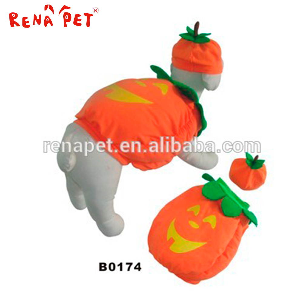 Лидер продаж; популярные Hallowmas тыквы дизайн оранжевый Pet Одежда