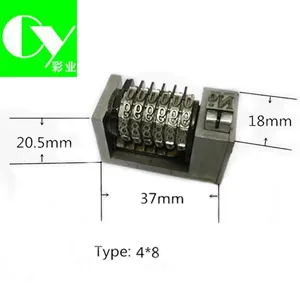 Platte Druckmaschine Metall 4X8 Nummerierung Maschine