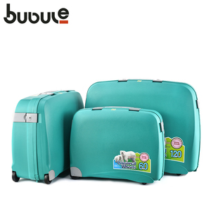 BUBULE Bộ Vali Du Lịch Mang Nhãn Hiệu Logo Tùy Chỉnh Tay Cầm Kính Thiên Văn Unisex Thiết Kế Mới Hai Kích Cỡ - Product Image 4