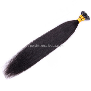 32 zoll 0,7 g natürliche farbe <span class=keywords><strong>i</strong></span> spitze menschliches haar verlängerung - Product Image 2