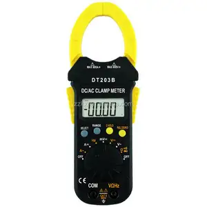 AC/DC Clamp Meter Clamp jaw on meter Voltmeter Ammeter DT-203B