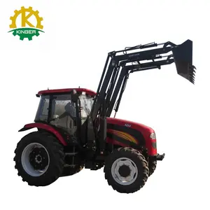 Tractor agrícola con cargador frontal y retroexcavadora, precio de aperturas