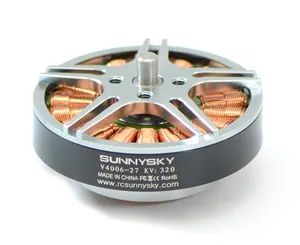 SUNNYSKY โดรนบังคับขนาดเล็ก4แกน,โดรน V4006 KV320 Outrunner มอเตอร์ไร้แปรงถ่านเครื่องยนต์ประสิทธิภาพสูงพร้อมใบพัด