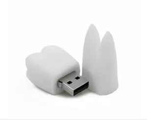 歯型USBフラッシュドライブ歯モデルメモリスティック4GB 8GB 16GB 32GBギフト用