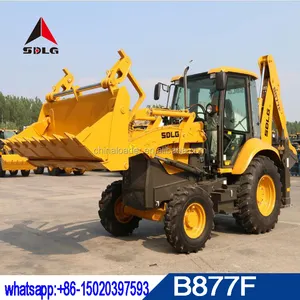 الصين SDLG B877 لودر حفار للبيع! الصين نموذج جديد YC4T105Z محرك SDLG B877F