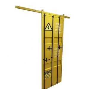 CửA Lùa Đồ Nội Thất Công Nghiệp Vận Chuyển <span class=keywords><strong>Container</strong></span> Thiết Kế Cửa Với Phần Cứng Cửa Chuồng Cho Nhà Để Xe Và Nhà Bếp 210*80Cm - Product Image 2