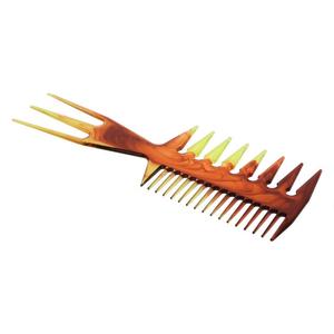 Ristabilire I Sensi Antichi Partizione Capelli Per Lo Styling Dei Capelli di Plastica Per Lo Styling 3 Sided Pick Struttura Dei Capelli Pettine