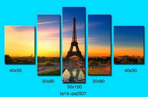 Taobao <span class=keywords><strong>Tríptico</strong></span> Arte Pintura Set Ideas de Textura Pesada Contemporary Fine Art Paisaje Impresiones - Product Image 2
