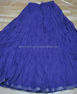 Cómoda exclusiva diseñador bonito aspecto algodón Falda larga - Product Image 1