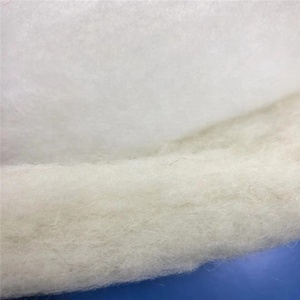 400gsm recyclé thermocollé coton polyester bambou laine rembourrage ouate synthétique rouleau de feuilles de fibers pour doublure - Product Image 5