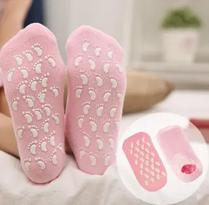 Nem Spa çorapları nemlendirici jel topuk ayak silikon jel çorap