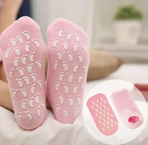 Kaus Kaki Spa Pelembap Tumit Gel Kaki Silikon Kaus Kaki Gel Kelembaban