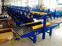 Machine de scellage automatique de cartons FJ6050, scelleuse à ruban adhésif, scelleuse de cartons à ruban adhésif animé haut-bas, scelleuse de boîtes