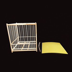 Support de <span class=keywords><strong>cage</strong></span> à oiseaux portable à la mode pour animaux de compagnie Design en bois respirant avec prix d'usine pour une utilisation en plein air dans le jardin - Product Image 4