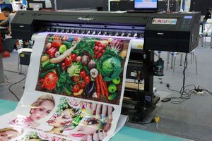 Funsunjet — machine d'impression haute vitesse pour <span class=keywords><strong>moto</strong></span> FS1800, appareil d'impression à solvant écologique, 1.8m, meilleure vente, grosse remise - Product Image 4