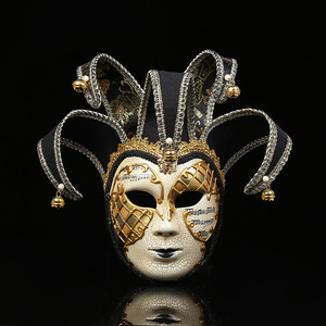 Maschera Integrale per Carnevale, Costume da <span class=keywords><strong>Joker</strong></span>, Maschera da Giullare, Accessorio per Feste 43*16cm HMV-007 Multicolore CN;ZHE CE - Product Image 3