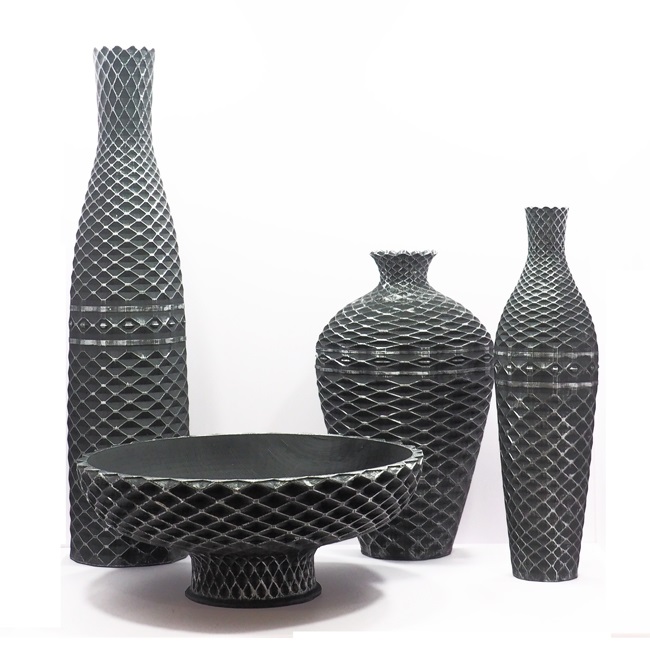 Современная высокая Паровая каучуковая Цветочная ваза набор больших цветов Свадебный Набор для украшения