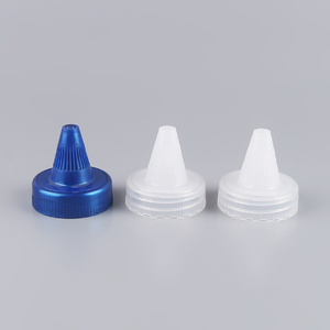 מפעל מכירה ישירה 38/400 פלסטיק ארוך זרבובית מחודדת פה טוויסט למעלה כובע עבור דבק בקבוק - Product Image 1