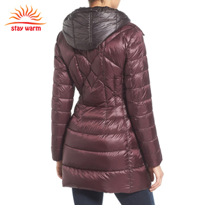 Chaqueta larga de invierno de alta calidad con estilo para mujer - Product Image 4