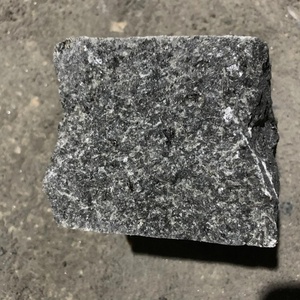 Samistone Xiamen Cobble Stone New G684 <strong>Black</strong> Block Granite Cobble Stone Pavers