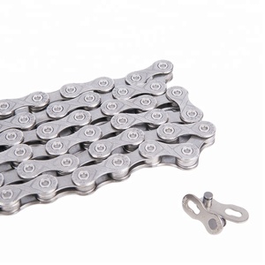 ZTTO 자전거 체인 6 <span class=keywords><strong>7</strong></span> 8 9 11 12단 실버 그레이 106 116 126 링크 스틸 로드 MTB용 - Product Image 2