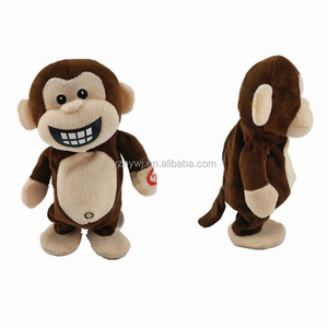 Eléctrica 15 cm cantando peluche al por mayor caminar mono de peluche de juguete - Product Image 1